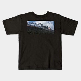 Mountain Landscape at Banff National Park Kids T-Shirt